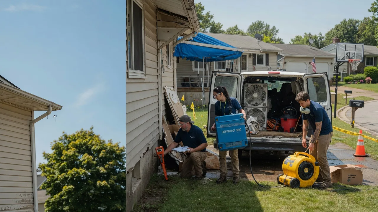Ceiling Leak Cleanup in Mediapolis, IA near me